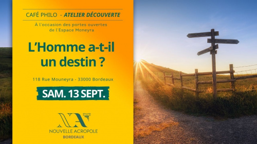 Café philo : L'Homme a-t-il un destin? 