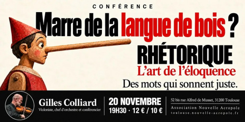 Conférence : la rhétorique, l'art de l'éloquence